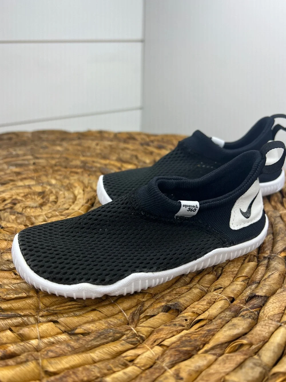 Nike Kids- Black & White Aqua Sock Water Shoes- New without Tags